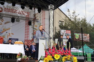 Dożynki Powiatowo-Gminne 2025 w Niedrzwicy Dużej - Korowód + oficjalna część