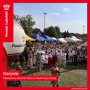 Dożynki Powiatowo-Gminne 2025 w Niedrzwicy Dużej - Ogólne