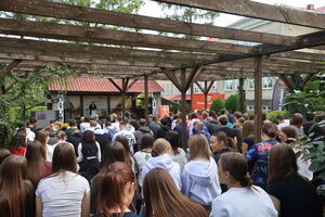Czytanie poezji Jana Kochanowskiego w ramach akcji Narodowe Czytanie