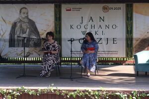 Czytanie poezji Jana Kochanowskiego w ramach akcji Narodowe Czytanie