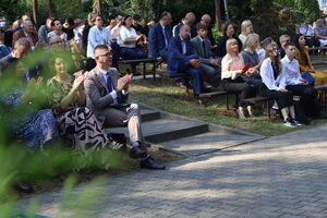 Czytanie poezji Jana Kochanowskiego w ramach akcji Narodowe Czytanie