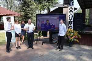 Czytanie poezji Jana Kochanowskiego w ramach akcji Narodowe Czytanie