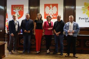 Wręczenie nowych legitymacji strażnikom Społecznej Straży Rybackiej