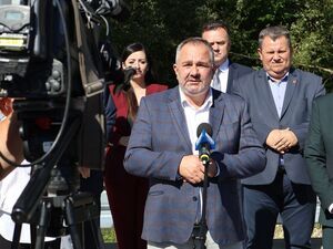 Uroczyste otwarcie drogi powiatowej 2123L oraz mostu.