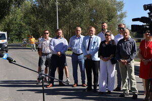 Uroczyste otwarcie drogi powiatowej 2123L oraz mostu.