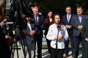 Uroczyste otwarcie drogi powiatowej 2123L oraz mostu.