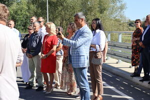 Uroczyste otwarcie drogi powiatowej 2123L oraz mostu.