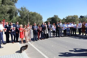 Uroczyste otwarcie drogi powiatowej 2123L oraz mostu.