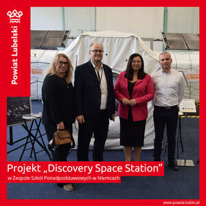 Projekt Discovery Space Station w Zespole Szkół Ponadpodstawowych w Niemcach