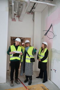 Kontrola postępu prac budowlanych na terenie inwestycji pn. „Rozbudowa infrastruktury dla Zakładu Pielęgnacyjno-Opiekuńczego SP ZOZ Nr 1 w Bełżycach”