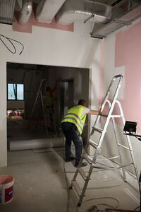 Kontrola postępu prac budowlanych na terenie inwestycji pn. „Rozbudowa infrastruktury dla Zakładu Pielęgnacyjno-Opiekuńczego SP ZOZ Nr 1 w Bełżycach”