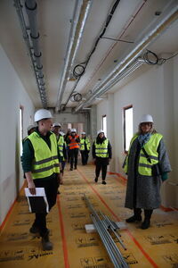 Kontrola postępu prac budowlanych na terenie inwestycji pn. „Rozbudowa infrastruktury dla Zakładu Pielęgnacyjno-Opiekuńczego SP ZOZ Nr 1 w Bełżycach”