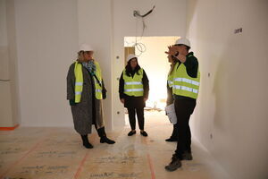 Kontrola postępu prac budowlanych na terenie inwestycji pn. „Rozbudowa infrastruktury dla Zakładu Pielęgnacyjno-Opiekuńczego SP ZOZ Nr 1 w Bełżycach”