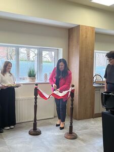 Uroczyste otwarcie pracowni fryzjerskiej w „Koperniku”