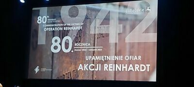 Udział uczniów w uroczystościach upamiętniających ofiary Akcji „Reinhardt” w Lublinie