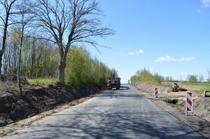 
                                                    „ Przebudowa drogi powiatowej Nr 1349 L od km 0+616,5 do km 1+615,6 – ul. Młynarskiej w Rykach” w trakcie prac
                                                