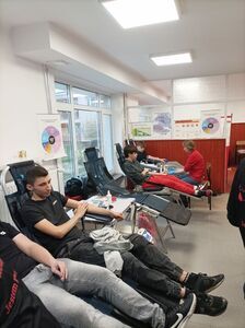 
                                                       W Zespole Szkół Zawodowych nr 1 w Dęblinie  oddano 20 litrów krwi
                                                