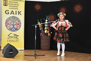 
                                                    XII Powiatowy Festiwal Dziecięcej Piosenki Ludowej GAIK
                                                