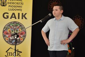 
                                                    XII Powiatowy Festiwal Dziecięcej Piosenki Ludowej GAIK
                                                