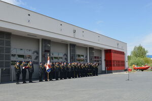 Obchody Dnia Strażaka w Komendzie Powiatowej Państwowej Straży Pożarnej w Rykach