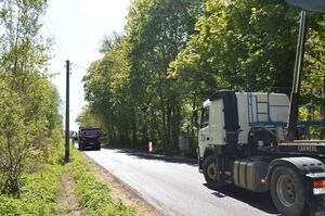  Postęp prac przy przebudowie drogi powiatowej Nr 1420L w miejscowościach Kłoczew, Jagodne i Gózd 