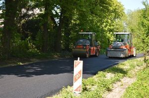  Postęp prac przy przebudowie drogi powiatowej Nr 1420L w miejscowościach Kłoczew, Jagodne i Gózd 