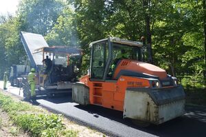 Postęp prac przy przebudowie drogi powiatowej Nr 1420L w miejscowościach Kłoczew, Jagodne i Gózd 
