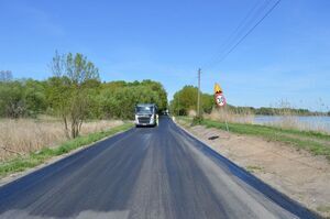  Postęp prac przy przebudowie drogi powiatowej Nr 1420L w miejscowościach Kłoczew, Jagodne i Gózd 
