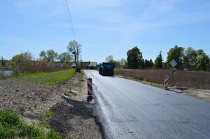 Postęp prac przy przebudowie drogi powiatowej Nr 1420L w miejscowościach Kłoczew, Jagodne i Gózd 
