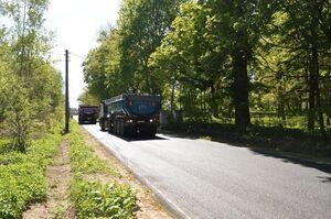 Postęp prac przy przebudowie drogi powiatowej Nr 1420L w miejscowościach Kłoczew, Jagodne i Gózd 