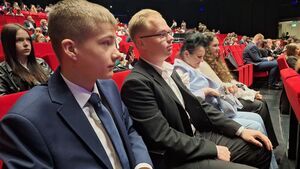 
                                                    Karol Karpisz i Bartosz Kamola  z Zespołu Szkół Zawodowych nr 1 w Dęblinie wśród uzdolnionych i utalentowanych uczniów  województwa lubelskiego
                                                