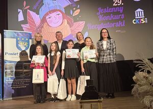 
                                                    Eliminacje Powiatowe  29. Jesiennego Konkursu Recytatorskiego
                                                