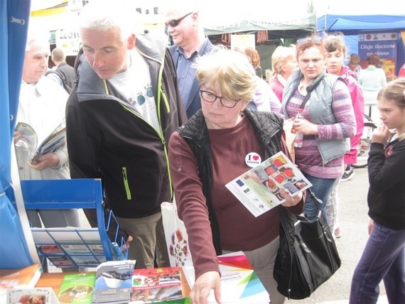 Tłumy odwiedzających stoisko Powiatu Puławskiego na Międzynarodowych Targach Szczecińskich - ORGANIC