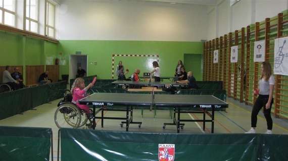 Turniej Tenisa Stołowego Osób Niepełnosprawnych