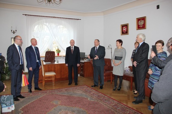 Samorządowcy z Powiatu Wysokomazowieckiego z wizytą studyjną w puławskim Starostwie 