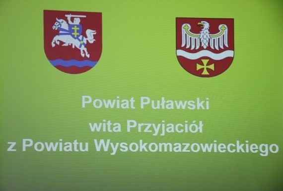 Samorządowcy z Powiatu Wysokomazowieckiego z wizytą studyjną w puławskim Starostwie 