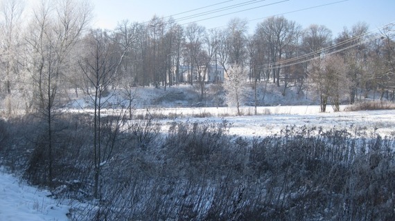 Zima w Powiecie Puławskim - Kębło