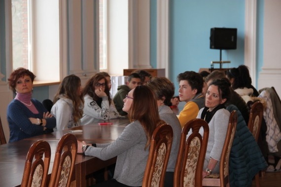 Wizyta włoskich nauczycieli i uczniów w puławskim Starostwie