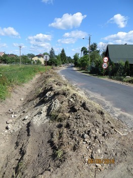 Odbiór techniczny drogi nr 2515 L (ul. Czołnowska) w Baranowie