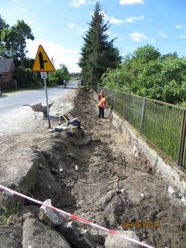 Odbiór techniczny drogi nr 2515 L (ul. Czołnowska) w Baranowie