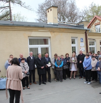 Uroczystość w Warsztacie Terapii Zajęciowej w Nałęczowie