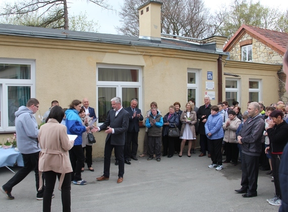 Uroczystość w Warsztacie Terapii Zajęciowej w Nałęczowie