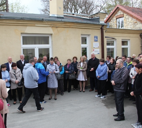 Uroczystość w Warsztacie Terapii Zajęciowej w Nałęczowie