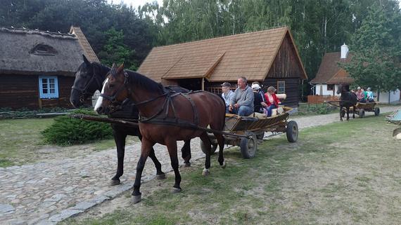 Taborem, rowerem, pieszo podążamy w stronę Wisły