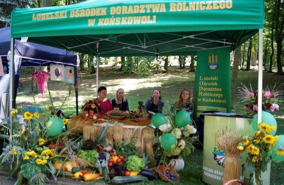 Wieńce i stoiska na Dożynkach Powiatowych Nałęczów 2018