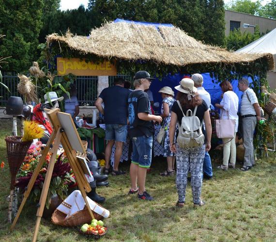 Wieńce i stoiska na Dożynkach Powiatowych Nałęczów 2018