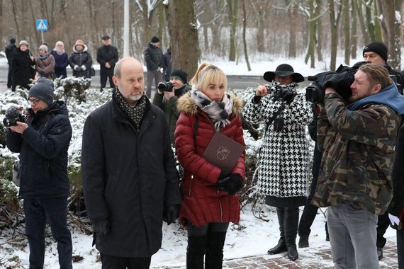 Odsłonięcie monumentu upamiętniającego strajk w Zakładach Azotowych w 1981 roku