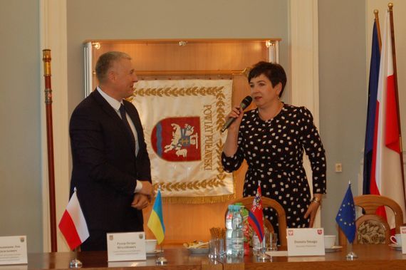 Powiat Puławski i Rejon Młynowski na Ukrainie świętują pierwszą rocznicę współpracy