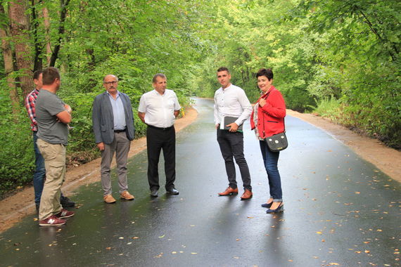 Odbiór techniczny zadania: Budowa drogi powiatowej 2527L Kazimierz Dolny - Podgórz - Wilków w miejscowości Kazimierz Dolny ul. Słoneczna