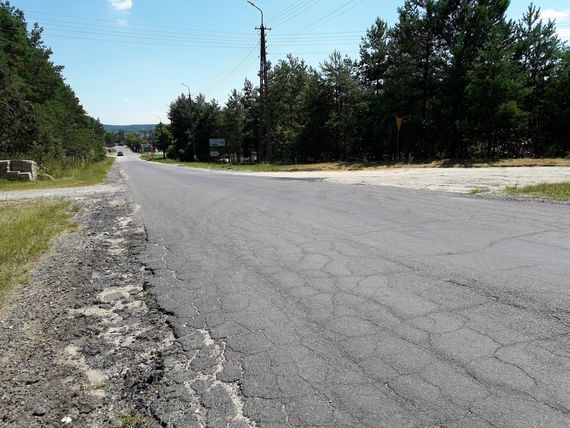 Przekazanie placu budowy drogi powiatowej z Janowca do Ławeczka Starego